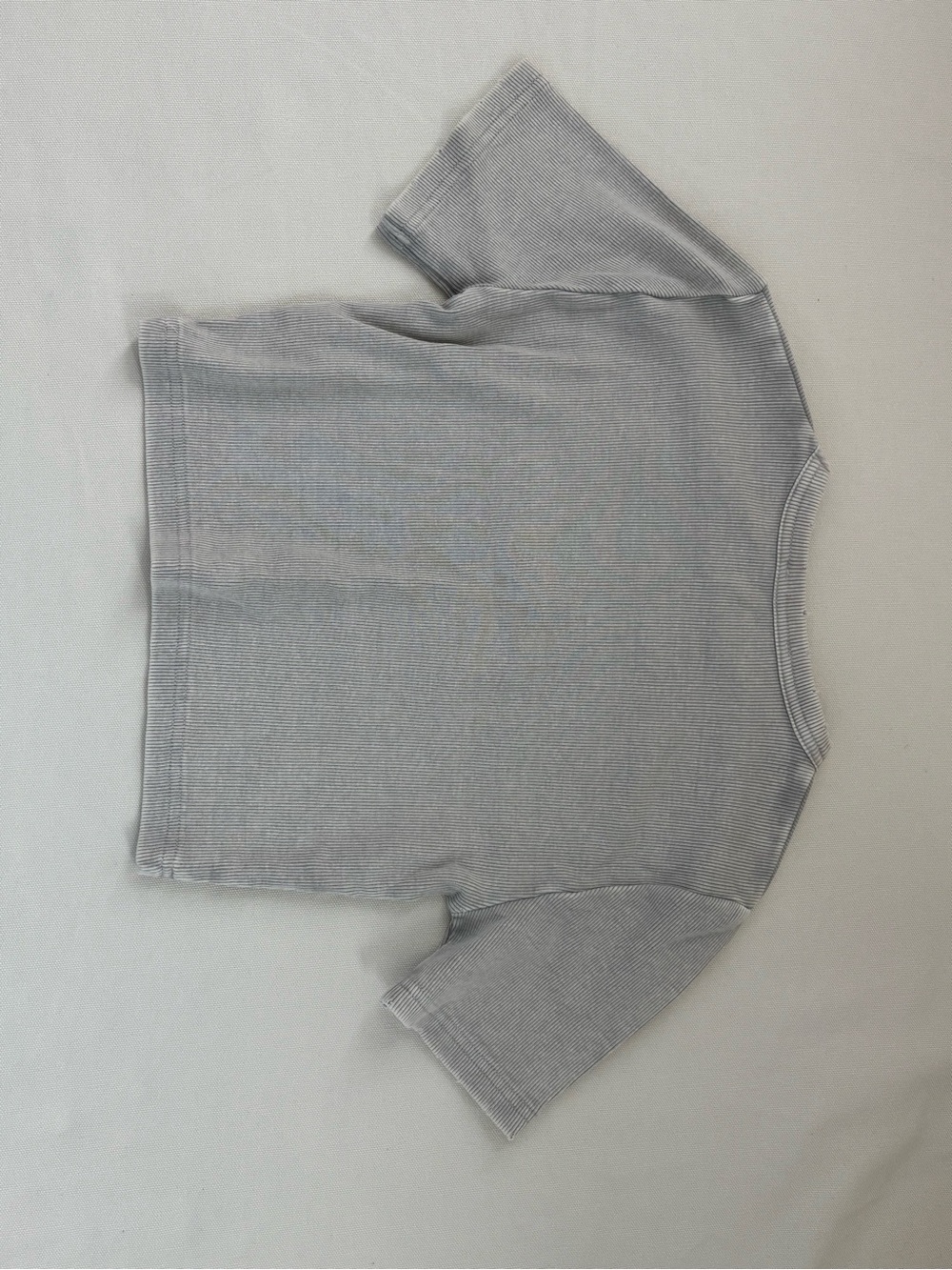 Zara Cropped Ribbed T-Shirt - Picture 5 of 5